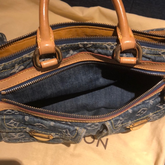 Authentic LOUIS VUITTON Speedy Blue Monogram bag - Picture 8 of 8